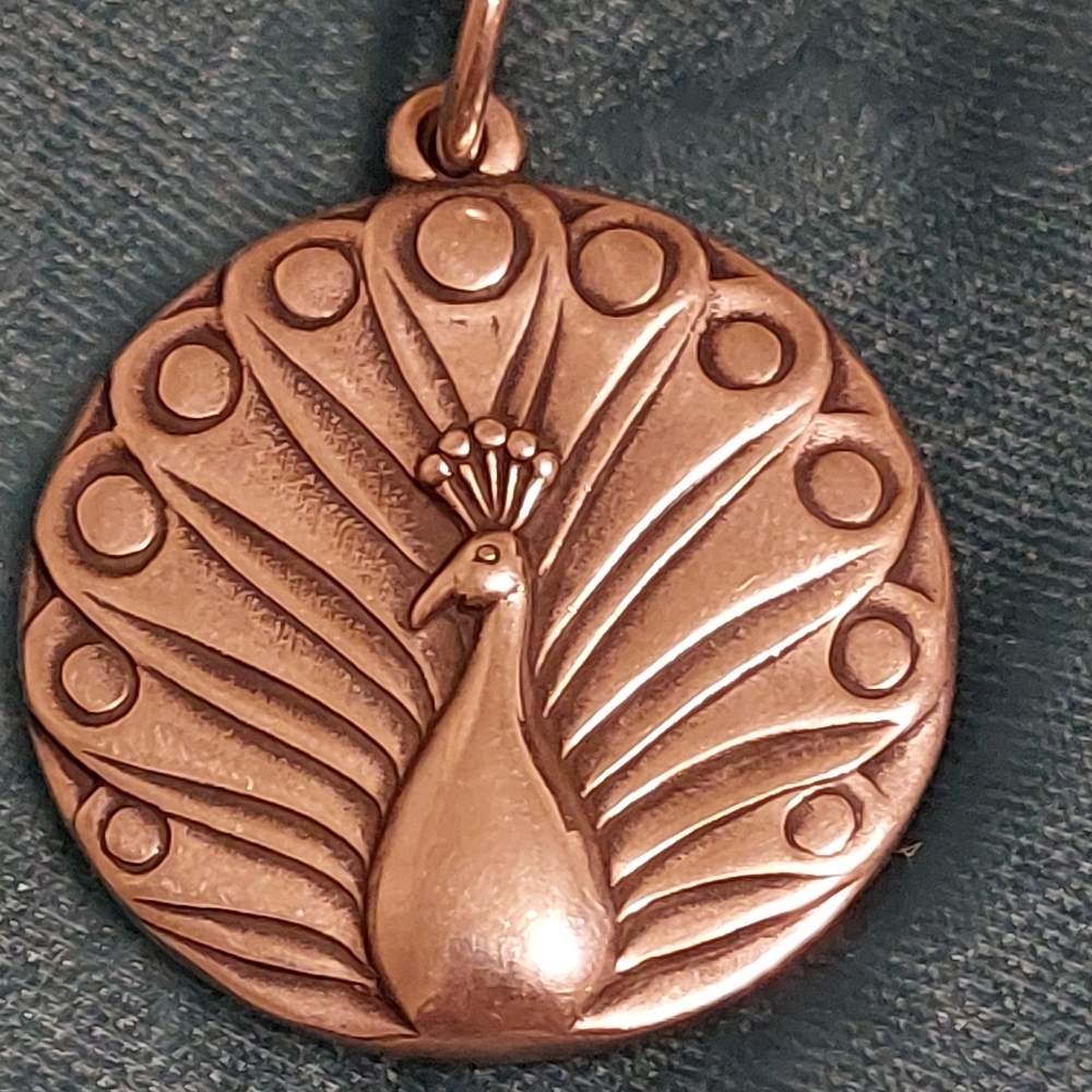 James Avery 60th Anniversary Peacock Pendant